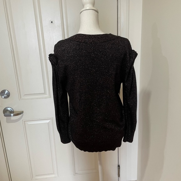 Chelsea 28 Puff Sleeve Sparkle Sweater - Picture 5 of 9